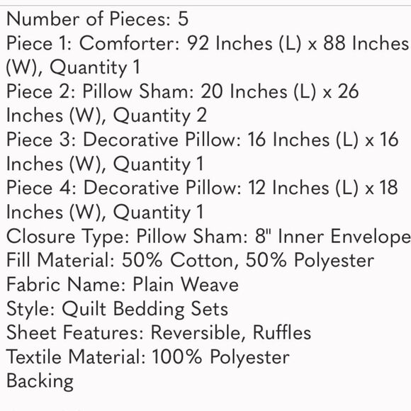 Lush Decor - 5pc Full/Queen Fox Ruffle Striped Reversible Kids' Pink/Gray - Picture 5 of 7